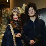 Moscow beauty contest contestant Alla Usova backstage