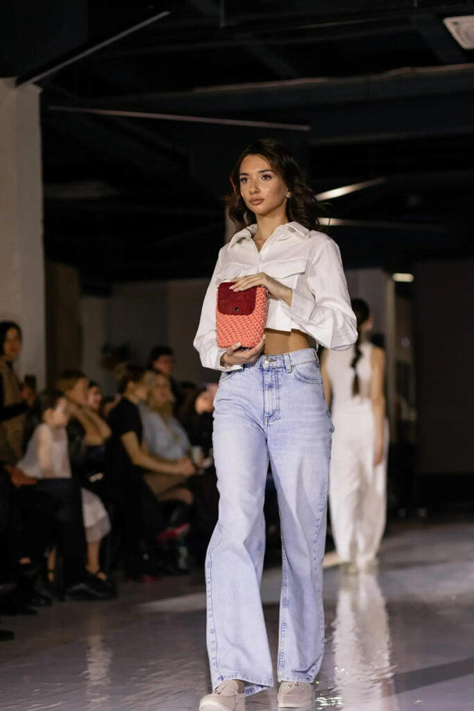 Handmade bag collection by Zinaida Serova with Italian leather details