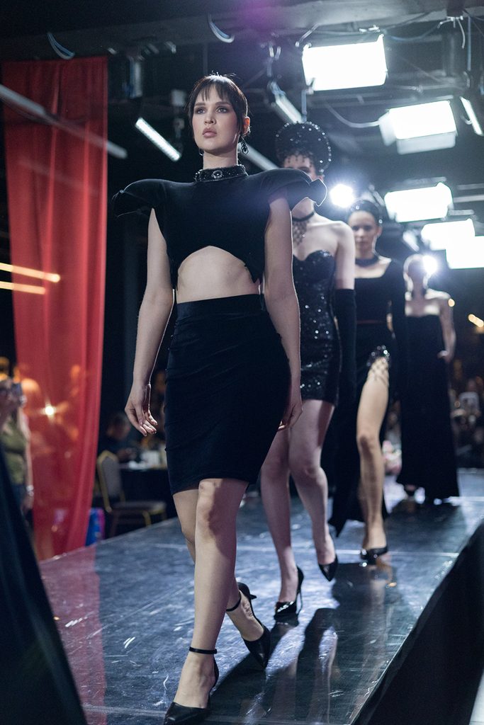 Fashion Alley — CELESTE NOIR collection by Lyubov Alymova
